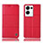 Coque Portefeuille Livre Cuir Etui Clapet H07P pour Oppo Reno9 Pro+ Plus 5G Rouge