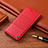 Coque Portefeuille Livre Cuir Etui Clapet H07P pour Samsung Galaxy M01s Rouge