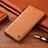 Coque Portefeuille Livre Cuir Etui Clapet H07P pour Xiaomi Redmi 9 Prime India Orange