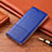 Coque Portefeuille Livre Cuir Etui Clapet H08 pour Apple iPhone 15 Pro Bleu