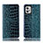 Coque Portefeuille Livre Cuir Etui Clapet H08P pour Motorola Moto G32 Bleu