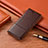 Coque Portefeuille Livre Cuir Etui Clapet H09 pour Apple iPhone 15 Pro Marron