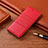 Coque Portefeuille Livre Cuir Etui Clapet H09 pour Apple iPhone 15 Pro Rouge