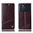 Coque Portefeuille Livre Cuir Etui Clapet H09P pour Oppo K9 Pro 5G Marron