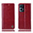 Coque Portefeuille Livre Cuir Etui Clapet H09P pour Oppo Reno7 Pro 5G Rouge