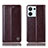 Coque Portefeuille Livre Cuir Etui Clapet H09P pour Oppo Reno8 5G Marron