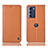 Coque Portefeuille Livre Cuir Etui Clapet H10P pour Motorola Moto Edge S30 5G Orange