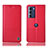 Coque Portefeuille Livre Cuir Etui Clapet H10P pour Motorola Moto Edge S30 5G Rouge