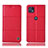 Coque Portefeuille Livre Cuir Etui Clapet H10P pour Motorola Moto G50 5G Rouge