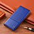 Coque Portefeuille Livre Cuir Etui Clapet H10P pour Oppo A96 4G Bleu