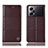 Coque Portefeuille Livre Cuir Etui Clapet H10P pour Oppo K10 Pro 5G Marron Petit