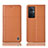 Coque Portefeuille Livre Cuir Etui Clapet H10P pour Oppo Reno7 Z 5G Orange