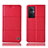 Coque Portefeuille Livre Cuir Etui Clapet H10P pour Oppo Reno7 Z 5G Rouge