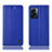 Coque Portefeuille Livre Cuir Etui Clapet H10P pour Realme Narzo 50 5G Bleu