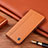Coque Portefeuille Livre Cuir Etui Clapet H10P pour Sony Xperia XA2 Orange