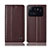 Coque Portefeuille Livre Cuir Etui Clapet H10P pour Xiaomi Mi 11 Ultra 5G Marron