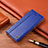 Coque Portefeuille Livre Cuir Etui Clapet H10P pour Xiaomi Mi 13 5G Bleu Petit