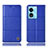 Coque Portefeuille Livre Cuir Etui Clapet H11P pour Oppo A78 5G Bleu