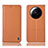 Coque Portefeuille Livre Cuir Etui Clapet H11P pour Xiaomi Mi 12S Ultra 5G Orange