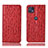 Coque Portefeuille Livre Cuir Etui Clapet H15P pour Motorola Moto G50 5G Rouge
