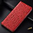 Coque Portefeuille Livre Cuir Etui Clapet H15P pour Samsung Galaxy A12 Rouge