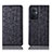 Coque Portefeuille Livre Cuir Etui Clapet H16P pour Oppo F21s Pro 5G Noir