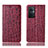 Coque Portefeuille Livre Cuir Etui Clapet H16P pour Oppo F21s Pro 5G Rouge