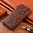 Coque Portefeuille Livre Cuir Etui Clapet H17P pour OnePlus Ace Pro 5G Marron Petit