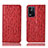 Coque Portefeuille Livre Cuir Etui Clapet H18P pour Oppo K9X 5G Rouge