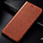 Coque Portefeuille Livre Cuir Etui Clapet H18P pour Samsung Galaxy A30 Marron