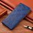 Coque Portefeuille Livre Cuir Etui Clapet H19P pour Apple iPhone 11 Bleu