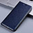 Coque Portefeuille Livre Cuir Etui Clapet H22P pour Apple iPhone 12 Pro Max Bleu