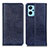 Coque Portefeuille Livre Cuir Etui Clapet K01Z pour Realme 9i 4G Bleu