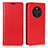 Coque Portefeuille Livre Cuir Etui Clapet K02 pour Huawei Mate 40 Pro Rouge