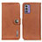 Coque Portefeuille Livre Cuir Etui Clapet K02Z pour Nokia G42 5G Marron Petit