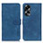 Coque Portefeuille Livre Cuir Etui Clapet K03Z pour Oppo A78 5G Bleu
