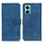 Coque Portefeuille Livre Cuir Etui Clapet K03Z pour Xiaomi Redmi 10 Prime Plus 5G Bleu