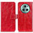 Coque Portefeuille Livre Cuir Etui Clapet K04Z pour Huawei Honor Magic5 Pro 5G Rouge