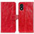 Coque Portefeuille Livre Cuir Etui Clapet K04Z pour Huawei Honor X5 Rouge