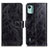 Coque Portefeuille Livre Cuir Etui Clapet K04Z pour Nokia C12 Pro Noir