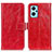 Coque Portefeuille Livre Cuir Etui Clapet K04Z pour Realme 9i 4G Rouge