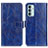 Coque Portefeuille Livre Cuir Etui Clapet K04Z pour Samsung Galaxy M13 4G Bleu