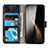 Coque Portefeuille Livre Cuir Etui Clapet K04Z pour Samsung Galaxy M13 4G Petit