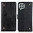 Coque Portefeuille Livre Cuir Etui Clapet K06Z pour Samsung Galaxy M33 5G Noir