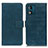 Coque Portefeuille Livre Cuir Etui Clapet K07Z pour Motorola Moto E13 Vert