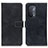 Coque Portefeuille Livre Cuir Etui Clapet K07Z pour Oppo A54 5G Noir