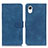Coque Portefeuille Livre Cuir Etui Clapet K08Z pour Samsung Galaxy A23e 5G Bleu