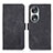 Coque Portefeuille Livre Cuir Etui Clapet K09Z pour Huawei Honor 90 5G Noir Petit