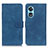 Coque Portefeuille Livre Cuir Etui Clapet K09Z pour Oppo A1 5G Bleu Petit
