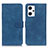 Coque Portefeuille Livre Cuir Etui Clapet K09Z pour Oppo Reno7 A Bleu